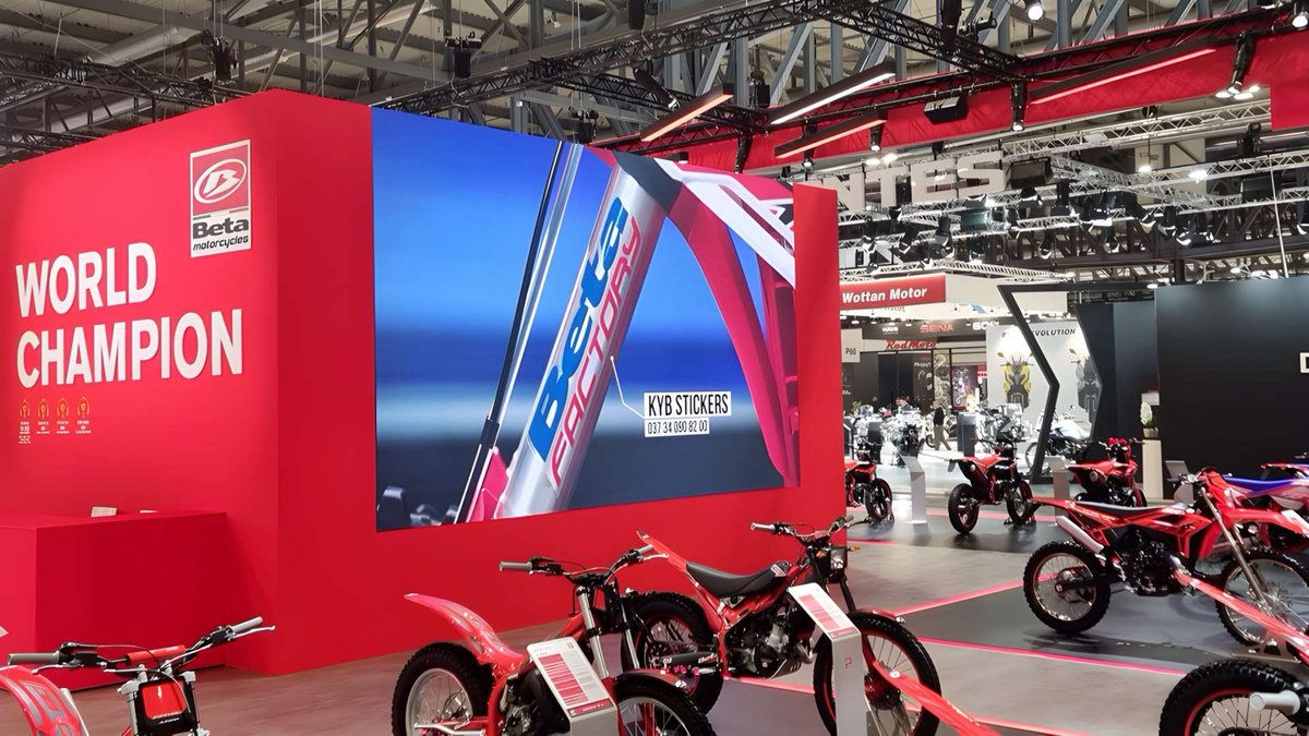Ledwall Mosaiko installato per Eicma Milano